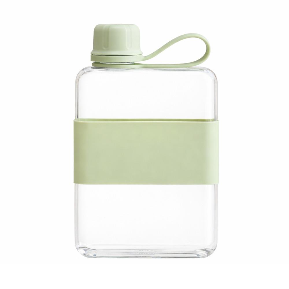 Portable 240ml/500ml Water Bottle Multicolor Rectangle Sports Kettle Handheld Plastic Fruit Tea Cup Kettle Outdoor Sport