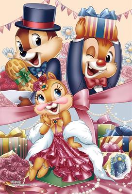 Jigsaw Puzzle Disney Present for Art 70-piece You! [Prism Petit] (10x14.7cm)