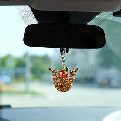 Car Cartoon Decoration Decorative Cartoon Car Charm Car Interior Accessory Cute Festive Hanger For Christmas Tree Backpack Home