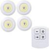 Smart Wireless LED Night Light Dimming Lights Touch Lamp Round with Remote Control for Indoor Kitchen Furniture Cabinet Wardrobe