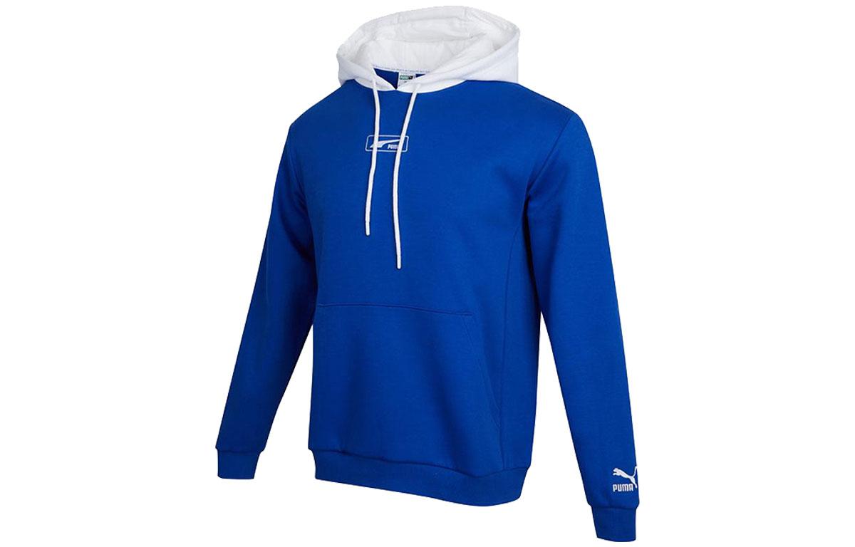 PUMA Sweatshirts Men s Blue Hooded Moderate Regular 539725-84 M