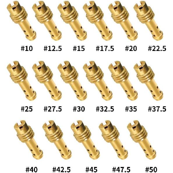 Strongthium Pilot Jet Slow Jet Kit for Mikuni VM TM Carburetors VM22/210 10# ~ 50#