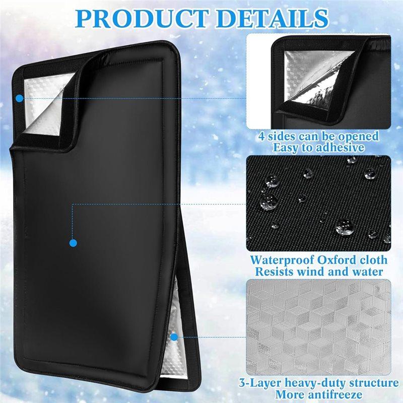 Insulated Outdoor Faucet Cover For Freeze Protection Reusable Faucet Sock Outdoor Faucet Cover