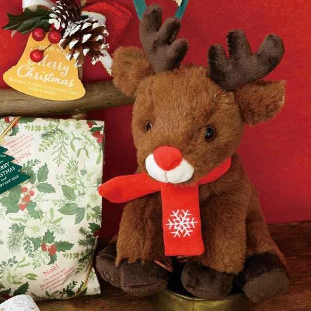 [2-Pack] HEADS Hugging Animal Reindeer Christmas Winter Roberto HEADS DAR-RBQ1