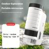 Kids Handheld Microscope 60-200X Educational Science Toy for Children