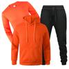 New Loose Men's Autumn and Winter Fleece Sweater Sweatpants Three-piece Casual Sports Long-sleeved Set