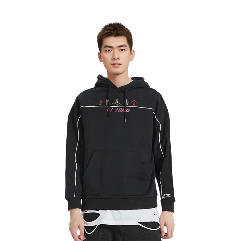 Li Ning Sports Fashion Collection Sweatshirt Men's Black AWDQ523-1