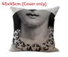 Leinen Vintage Piero Fornasetti Gesicht Kissenbezug Mit Elegantem Design Und Langlebigem Material