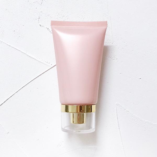 Pearlescent Pink 60ml PE Soft Tube for Facial Cleanser & Makeup Remover Gel
