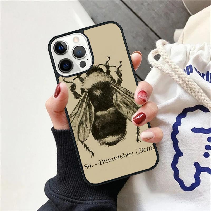 

Bee Bumblebee Phone Case For iPhone 17 Air 15 16 Cover 11 13 14 Pro Max 12 Plus Max Fundas iPhone 17
