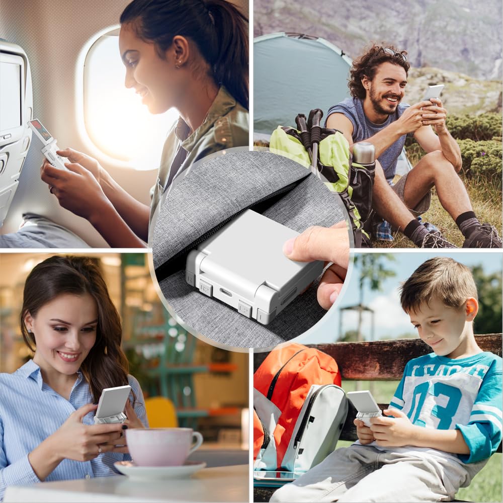 Miyoo Mini Flip Whatsko Handheld Game Console, Linux System, 2.8-inch Screen, Foldable Retro Game Console, Japanese Language Support, WiFi, 2500mAh, 6