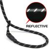 Comfort Padded Handle Dog Leaf Leash Heavy Duty Double Traction Design Reflective Safety Leash for Strong Breed Dogs