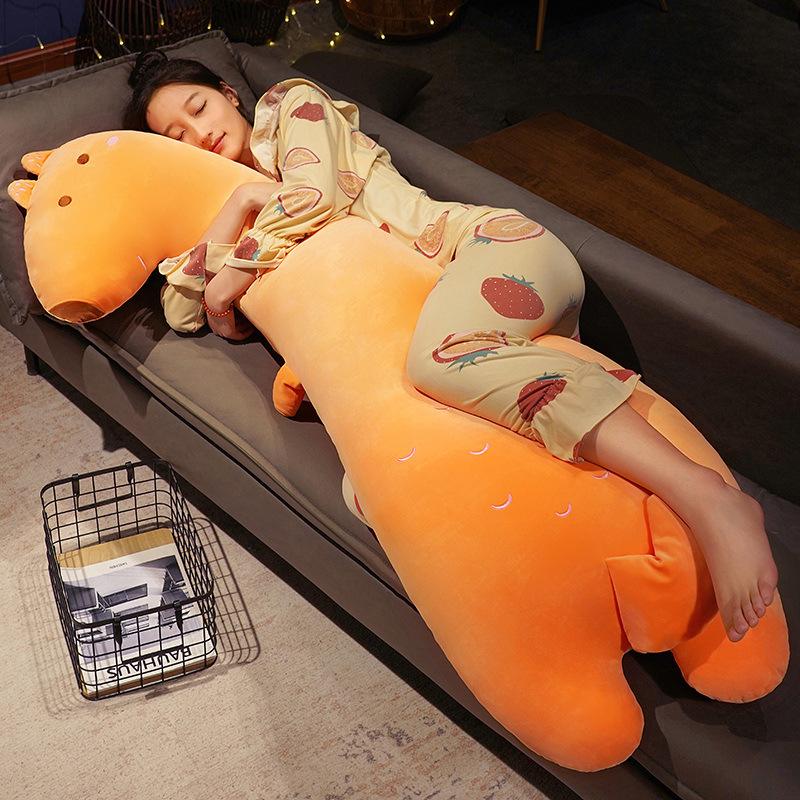 Large Animal Dinosaur Crocodile Pillow Plush Toy Doll Fox Doll Girl Sleeping Soothing Ragdoll Doll