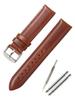 Calme Genuine Leather Watch Strap, DW Series Compatible Calf Leather Band, 14mm To 20mm, Replacement Instructions Included (20mm, Brown)
