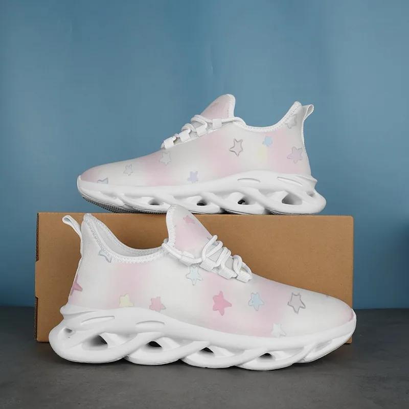 Men's Sneakers Training Shoes Mesh Breathable Lace Up Men Tennis Shoe Outdoor Leisure Fitness Sneakers Women Running Sport Shoes