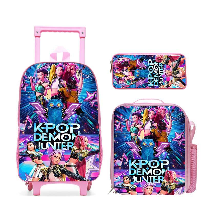 Kpop Witch Hunter Girl Group Schoolbag High Definition Printing Casual Crossing Border Lightweight Tie Rod Backpack One Piece Hair