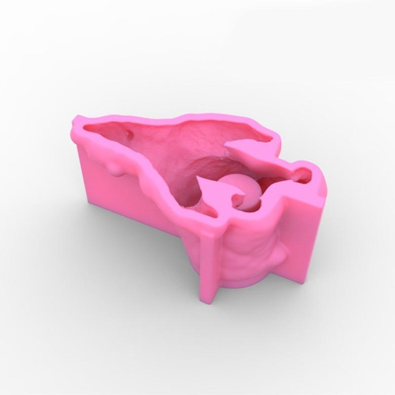 Arctic Bear Shaped  Planter Vase Moulds Cements Mould Silicone Material for Hand-Making Succulent Plant Flowerpots