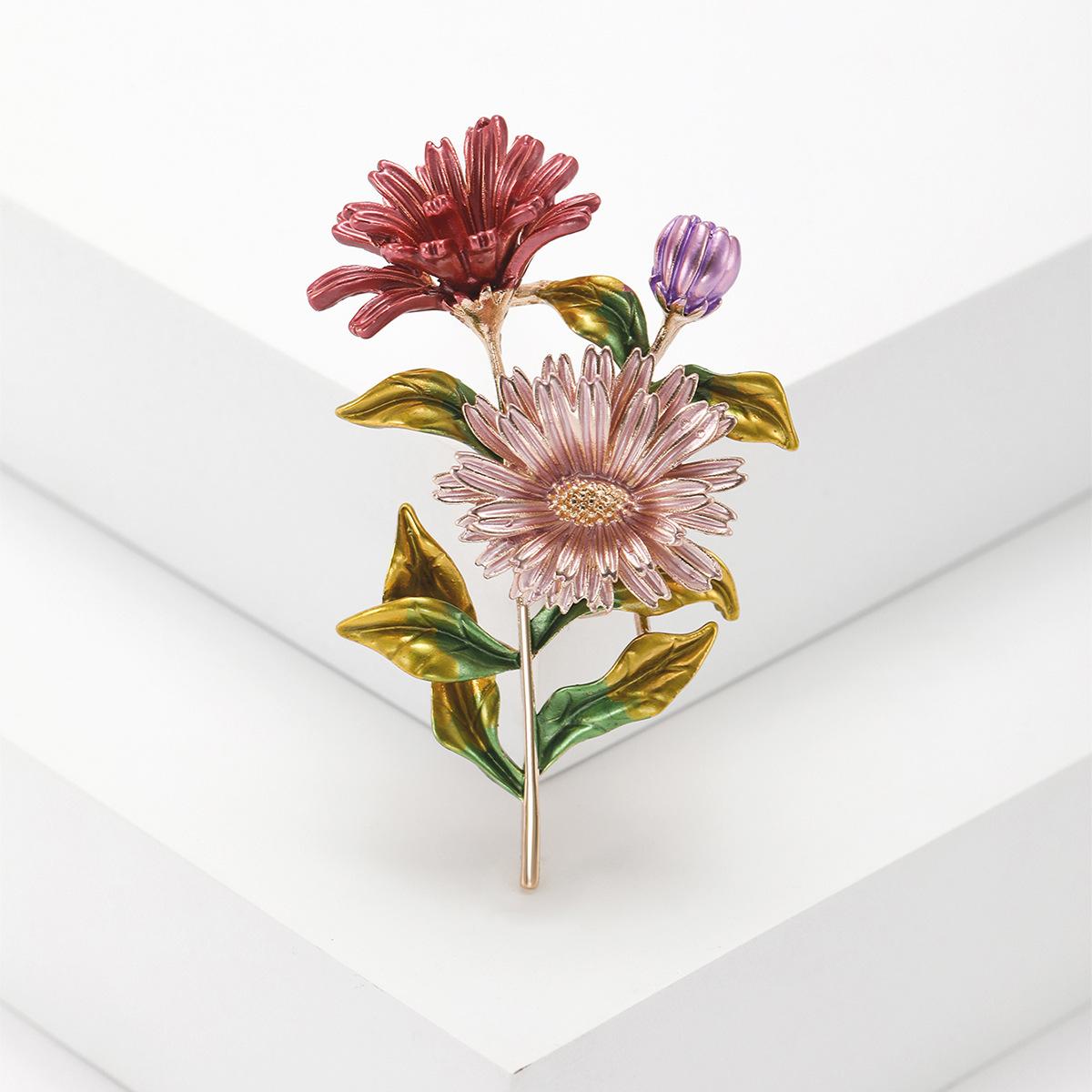 

Ретро Великолепная Брошь Маргаритка Женский Простой Темперамент Корсаж Куртка Кардиган Модная Универсальная Персонализированная Брошь С Аксессуарами