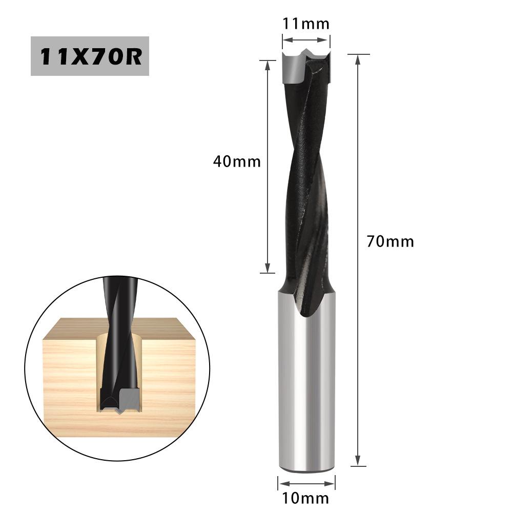 Woodworking Machinery Row Drilling Forward Reverse Alloy Woodworking Drill Bit Hole Opener 3-In-1 Hinge Tungsten Steel Drill Bit