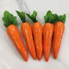Fake Vegetable Artificial Simulated Foam Carrot Durable DIY Carrot Model 3D Fake Vegetable Props Home Decor