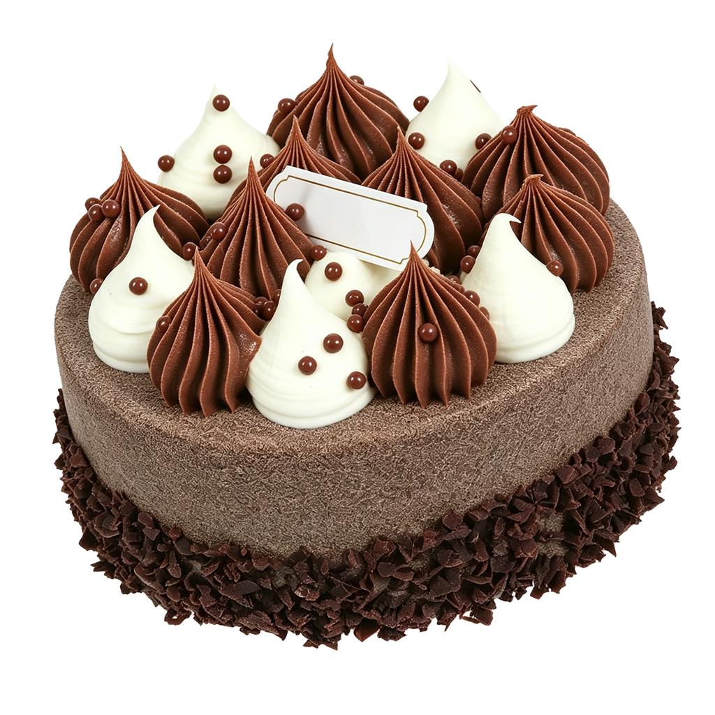 Nep Taart Model 4 Inch Multifunctioneel Realistisch Chocolade Room Verjaardagstaart Display Prop 1 ST