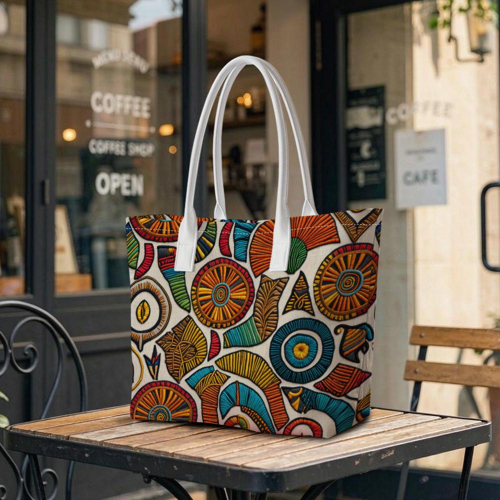 Bohemian Ethnic Style Shoulder Bag Fashion Casual Large Capacity Daily Tote Bag for Women
