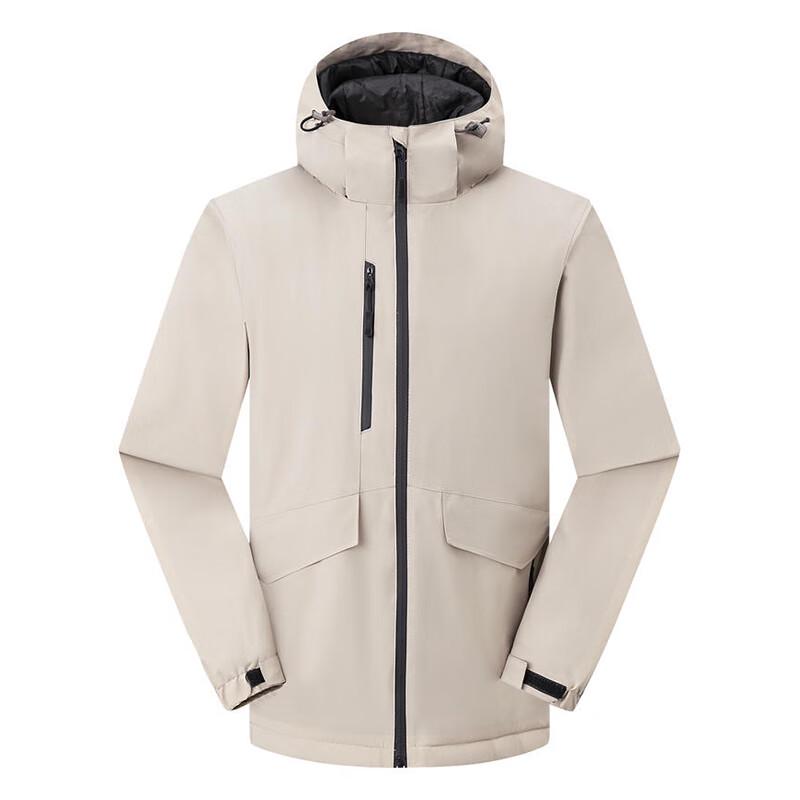 

Taluoman Unisex Padded Hooded Windbreaker Jacket S