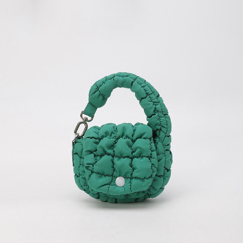 Trendy Pleated Cloud Handbag: Chic, Mini, Versatile Accessory Bag in Fashionable Korean Style
