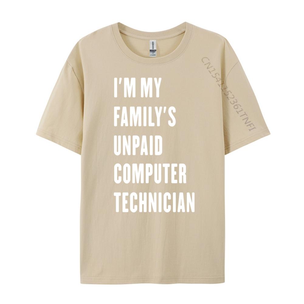 Funny Computer Technician Mens Clothing Winter Oversized T Shirt Men Oversized Character Graphic Tee Original Mens TShirts