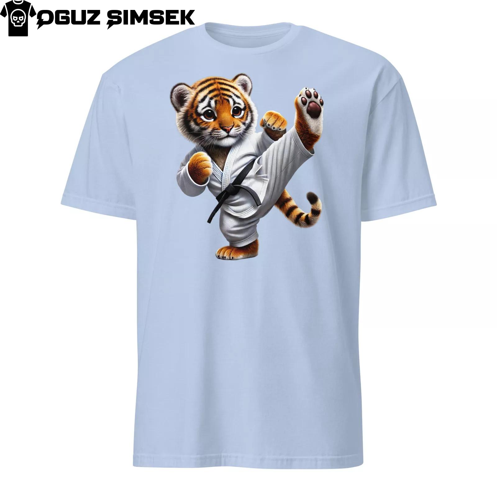 Unisex Basic Softstyle T-Shirt Mens Womens Tees Top Gildan | with Karate Tiger Cub Graphic Taekwondo 3XL