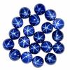 10mm AAA Niebieski Szafir Gwiaździsty Okrągły Kaboszon, Luźny Kamień Szafiru Gwiaździstego, Naturalne Kaboszony do Wytwarzania Pierścionków, Wisiorków, Biżuterii