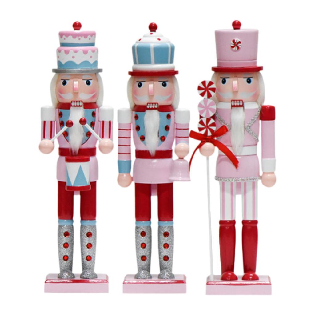 Christmas Nutcracker Soldier Height 15inch Traditional Nutcracker Figurine for Garden Bedroom Fireplace Party Favors Holiday