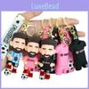 Lionel Messi Cartoon Star Keychain Cute Bag Car Pendant Ornament Doll Gift