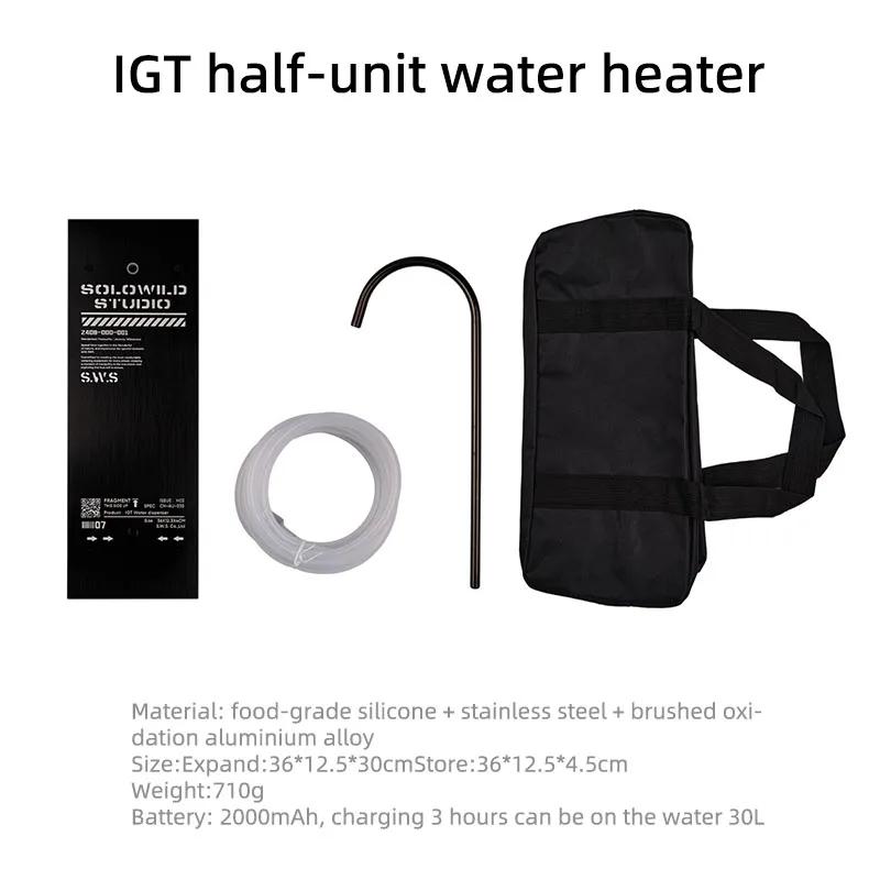 

WELLHIKE Кемпинг IGT перезаряжаемый автоматический выключатель питьевой воды скрытый электрический полив алюминиевый настольный насос с половиной блока чёрный