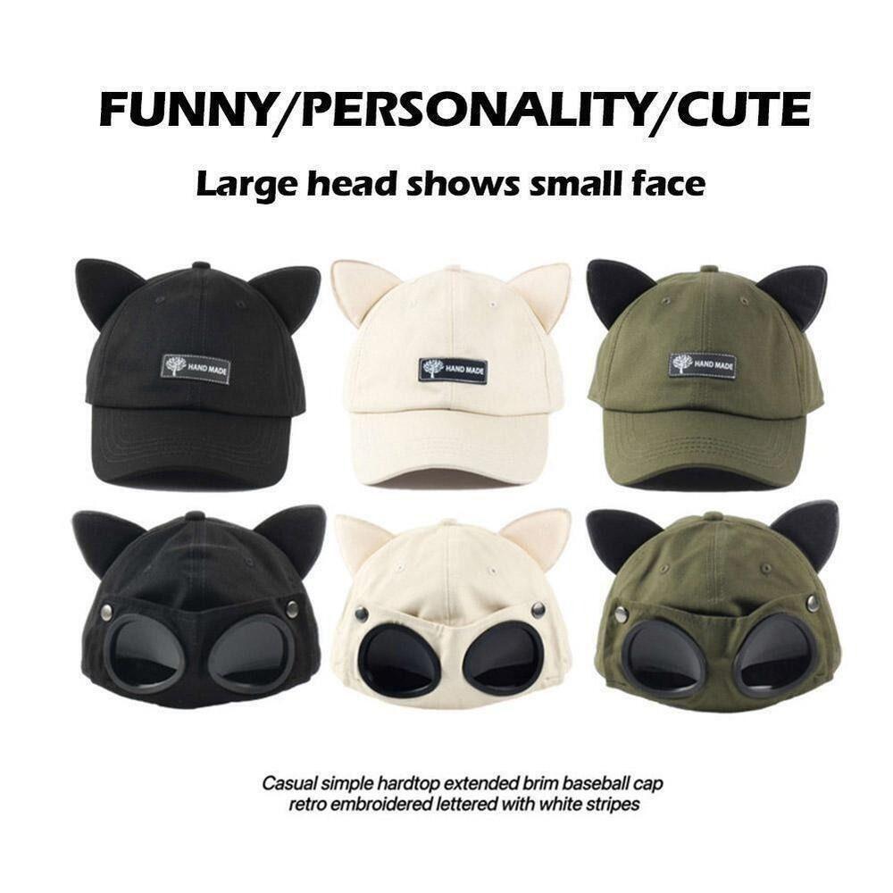 Quick Dry Sunscreen Hats With Sunglasses Design Golf Dad Hat Hip Hop Snapback Caps Men Women