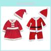 Ultra Soft Boys And Girls Santa Claus Christmas Dress Set Outfit For Kids