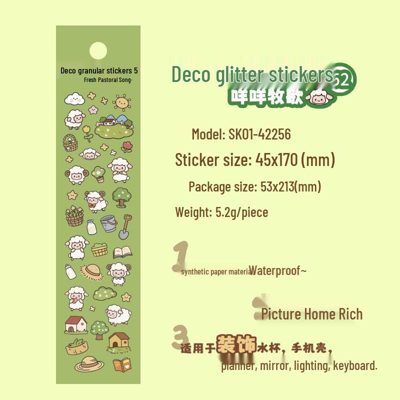 Muzili Deco Dot Stickers - Little Nose Ga - M5 Journal Decoration