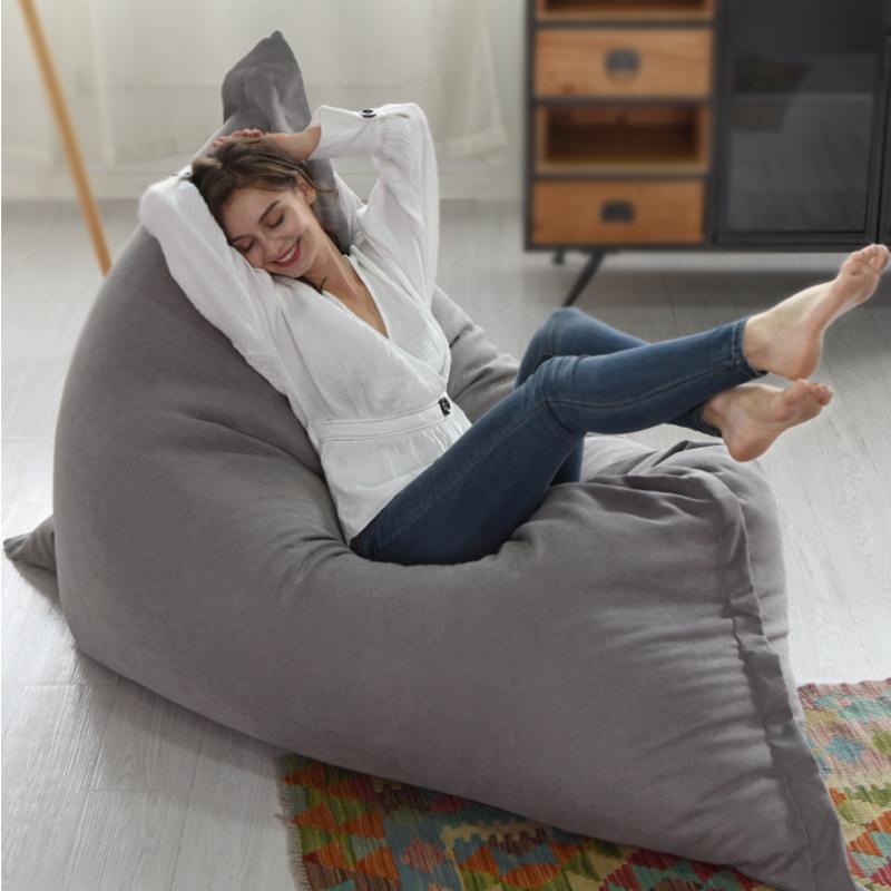 EPP Square Beanbag Sofa Cover Chair Lazy Sofa Chair Beanbag Bubble Sofa Tatami Living Room Furniture