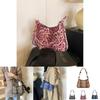 Fashionable Leopard Print Handheld Small Square Bag For Women In Chic Urban Style