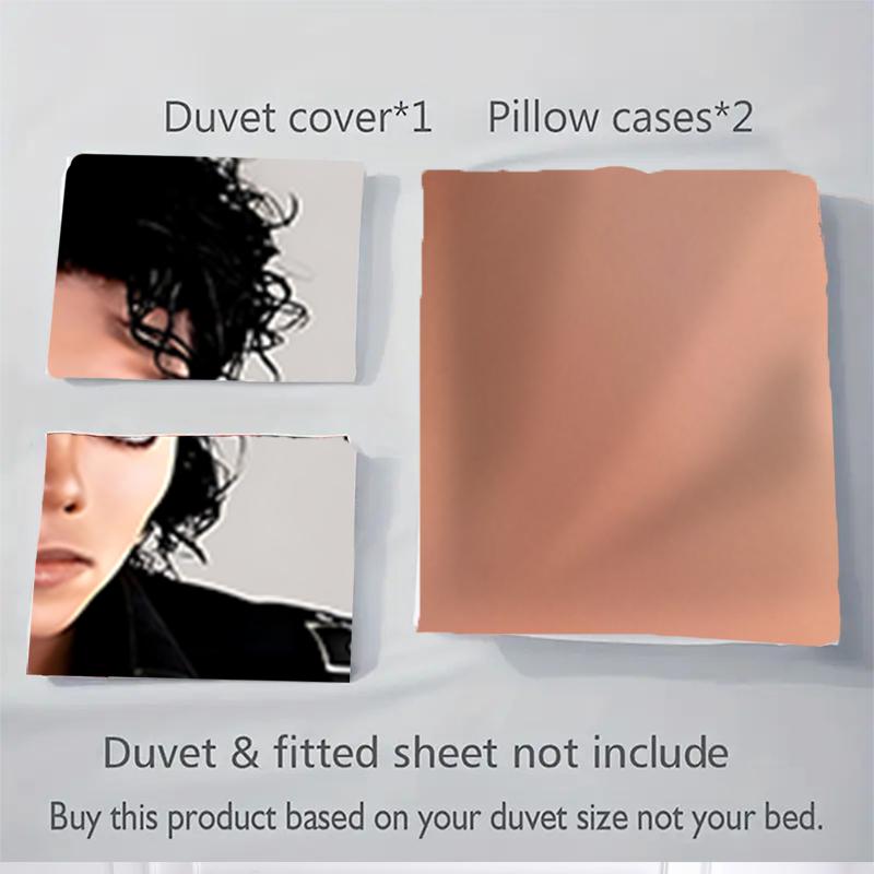 3Pcs Michael Jackson'S Iconic Pose Bedding Sets For All Sizes New 3D Printed Bed Cover Comforter Duvet Cover Pillowcase Bedroom Decoration