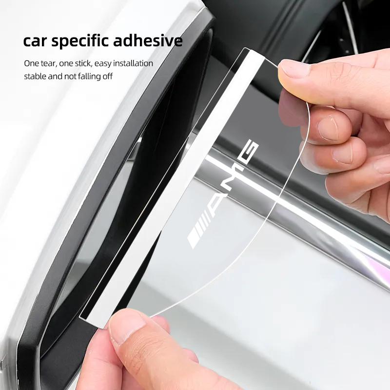 Car Rearview Mirror Rain Eyebrow Sticker Rainproof Cover For Mercedes Benz AMG W213 W206 W205 W204 W212 W203 W223 W246 W222 W169