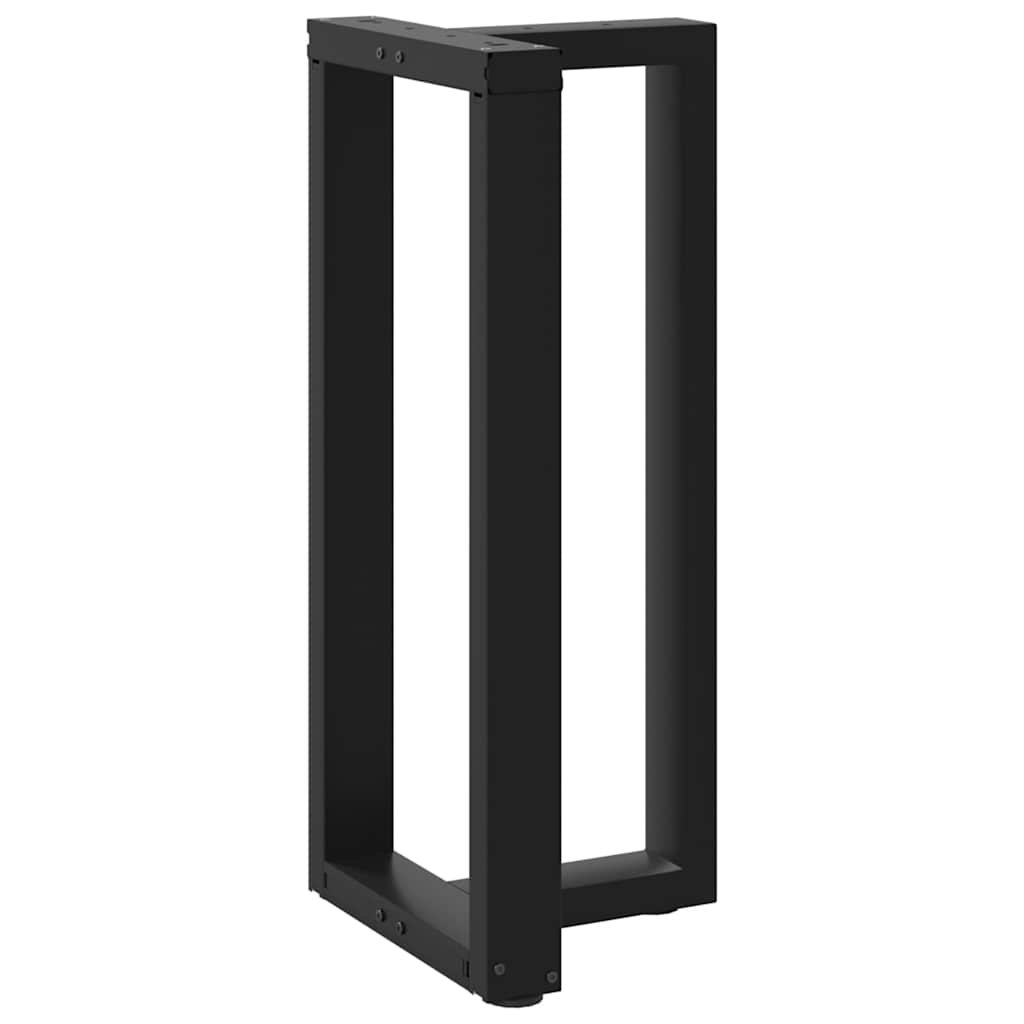 Vidaxl Nogi Do Stołu Barowego, 2 Szt., Czarne, 50X35X(90-91) Cm, Stal