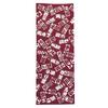 Tenugui Hand Made In Edoten Limited Edition Edomachi Dark Red [Nashien Dyeing] Towel, Chū-sen (Dyed Print), 100% Cotton, Japan, Color, Firefighter,