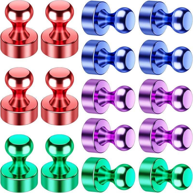 Strong Magnetic Pushpins for Whiteboards, Refrigerators, and Displays