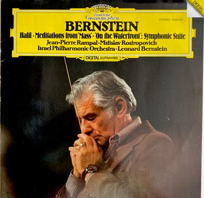 LP Record LEONARD BERNSTEIN, ISRAEL PHILHARMO - Bernstein  Halil / Meditations From 2532051 DEUTSCHE GRAMMO 1982 Germany Classical Used