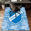 Banik Ostrava Crest Emblem Rug Game Carpet, Floor Mat for Bedroom Living Room Entryway Rug, Home Decor Idea Gift for Christmas birthday