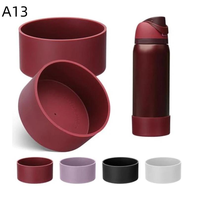 1Pcs 24Oz 32Oz Silicone Water Bottle Bottom Protector Cover Anti Slip Shock Resistant Bottle Base Sleeve For Outdoor Travel Use