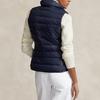 Polo Ralph Lauren Solid Color Zip Neck Sleeveless Vest Women Vests Navy-Blue WMPOOTWNN220073-410