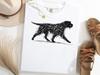Wirehaired Pointing Griffon Scribble Shirt, Minimalist Griffon Line Art Tee, Dog Lover Gift