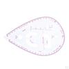 Clothes Fashion Ruler, 6Pcs French Metric Ruler Plastic Curve Curved Rulers, for Sewing Design